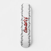 Gnarly Stacheldraht Skateboard (Vorne)