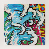 Gnarly Surf Art Puzzle (Horizontal)