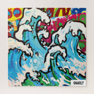 Gnarly Surf Art Puzzle