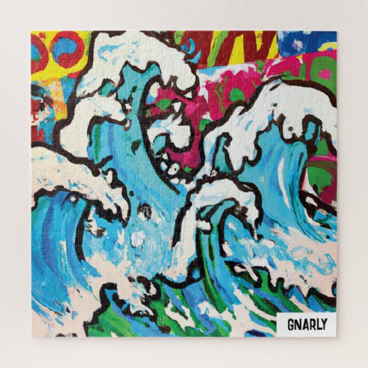 Gnarly Surf Art Puzzle (Vertikal)