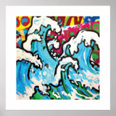 Gnarly Surf Wall Art Poster (Vorne)