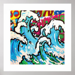 Gnarly Surf Wall Art Poster