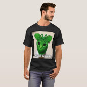 Gnarp Alien Cat Meme T-Shirt (Vorne ganz)