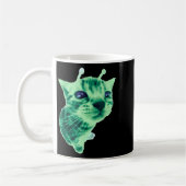 Gnarp Cat Albern Alien Cat Meme Brainrot Meme Funn Kaffeetasse (Links)