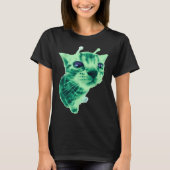 Gnarp Cat Albern Alien Cat Meme Brainrot Meme Funn T-Shirt (Vorderseite)