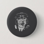 Gnarp Cat Silly Alien Cat Meme Brainrot Funny Meme Button (Vorderseite)