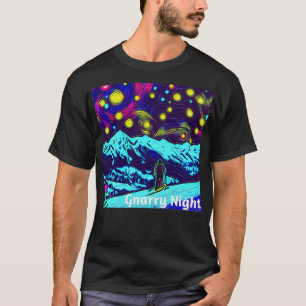 Gnarry Nightski Van Gough lustige Apres Ski Pub T-Shirt