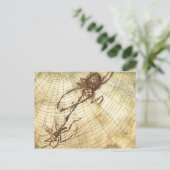 Gnat und Löwe Postkarte (Stehend Vorderseite)