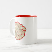 Gnocchi Italienische Küche Speisepotato Nudeln Zweifarbige Tasse (Vorderseite Links)