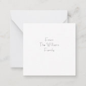 Gnoel Christmas Gnomes Note Card Mitteilungskarte (Rückseite)