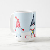 Gnoel Gnomes Christmas Kaffeetasse (Vorderseite Links)