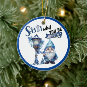 Gnom-Christmaschmuck Keramik Ornament