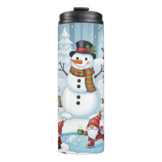 Gnom-Christmasdorf-Extravaganz Thermosbecher