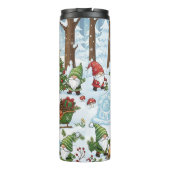 Gnom-Christmasdorf-Extravaganz Thermosbecher (Rückseite)