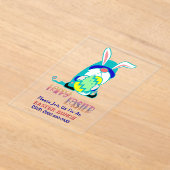 Gnom & Ei Frohe Ostern Brunch Acryleinladungen (Ablage )