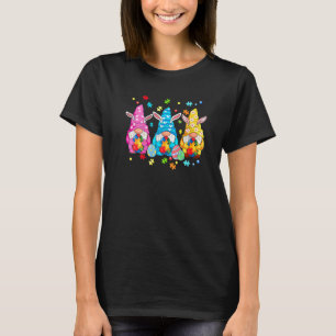 Gnom Ei Hase Puzzle Band Autismus-Bewusstsein Oste T-Shirt