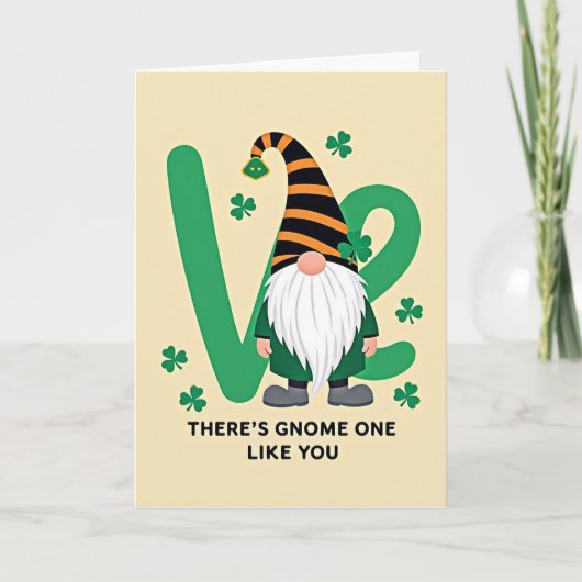 Gnom Eins Wie Du St Patricks Karte (Vorderseite)