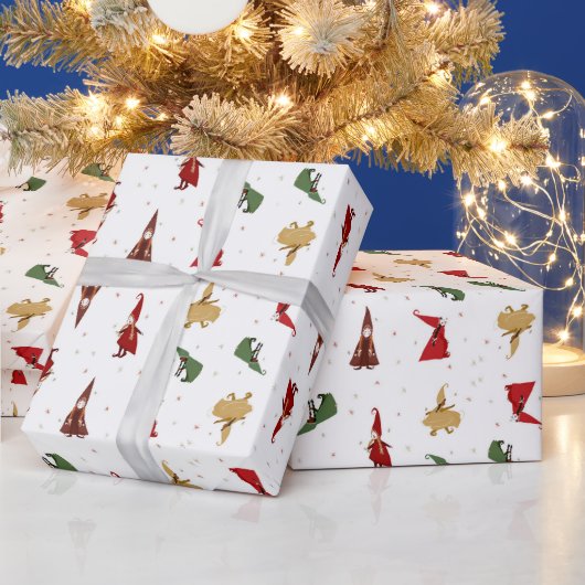 Gnom-Frauen Feiertag Geschenkpapier (Feiertage)