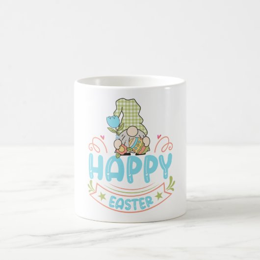 Gnom Fröhliche Ostern Kaffeetasse (Mittel)