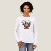 Gnom Für Die Feiertage Tri-Blend Shirt (Vorderseite voll)