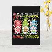 Gnom glücklich St. Patrick Ostern Valentinstag Fre Karte (Gelbe Blume)