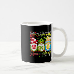 Gnom glückliches Valentinstag St. Patrick Ostern G Kaffeetasse