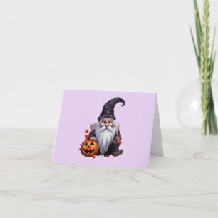 Gnom gnome Halloween Karte