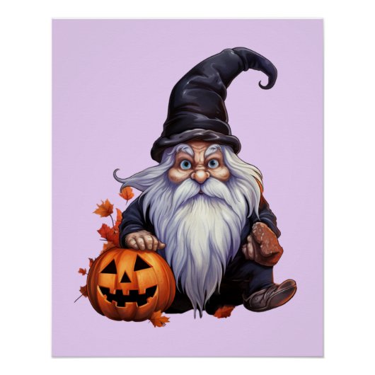 Gnom gnome Halloween Poster (Vorderseite)
