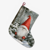Gnom Großer Weihnachtsstrumpf (Vorderansicht (hängend))