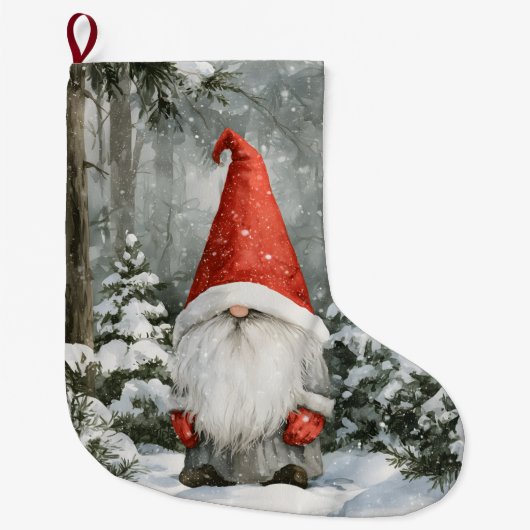 Gnom Großer Weihnachtsstrumpf (Vorderseite)