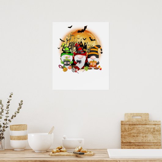 Gnom Halloween Poster (Küche)