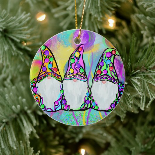 GNOM KERAMIK ORNAMENT (Baum)