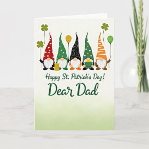 Gnom Kraft Papier St. Patricks Karte