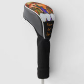 Gnom-Kunst Golf Headcover (angewinkelt)