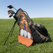 Gnom Kunst Golfhandtuch (Gras)