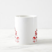 Gnom & Lebkuchen-Weihnachtsbaum Kaffeetasse (Mittel)