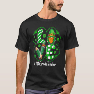 Gnom-Lehrer St. Patricks Day Liebe Kindergarten Le T-Shirt