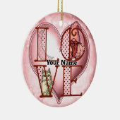 Gnom Liebe Keramik Ornament (Rechts)