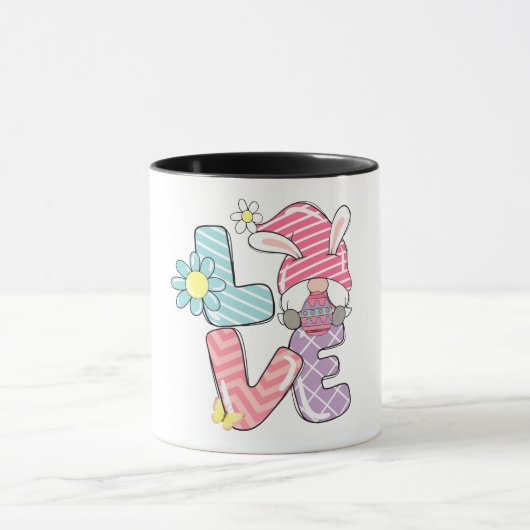 Gnom Liebe Ostern Tasse (Zentrum)