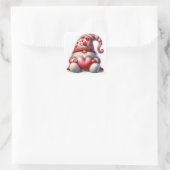 Gnom Liebessticker-Set Quadratischer Aufkleber (Tasche)