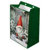 Gnom Mittlere Geschenktüte (Rückseite Schrägansicht)