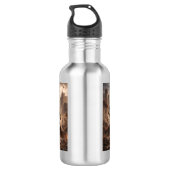 Gnom Mystische Symbole Wasserflasche (Rückseite)