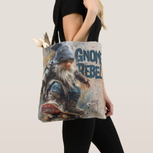 Gnom-Rebell Skateboarding-Grafik-Kunstwerk Tasche