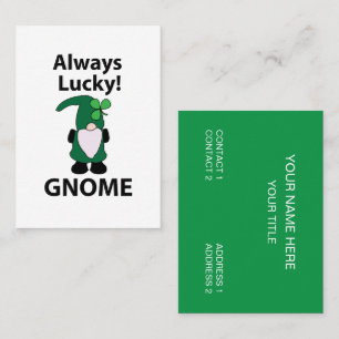 Gnom Shamrock Glückspilz St. Patricks Tag Gnom