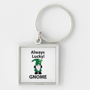 Gnom Shamrock Glückspilz St. Patricks Tag Gnom Schlüsselanhänger