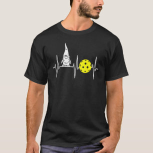 Gnom-Shirt-Pickleball-Spieler-Herzschlag-Garten-Gn T-Shirt
