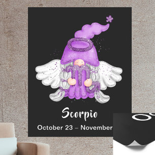 Gnom Skorpion Astrologie-Sternzeichen Engel 40 x 5 Poster