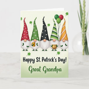 Gnom St. Patrick's Day Urgroßvater Karte