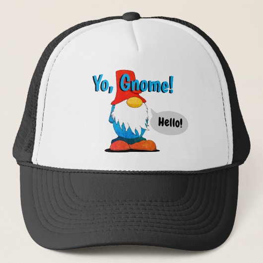Gnom-Trucker-Hut Truckerkappe (Vorderseite)