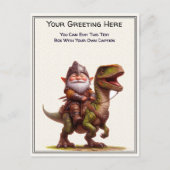 Gnom- und Elbenkrieger-Märchenbuch für jeden Anlas Postkarte (Vorderseite)